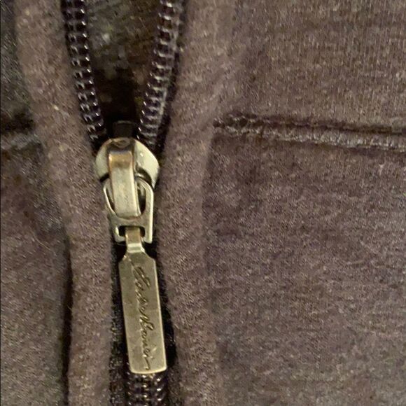 Eddie Bauer size large sweat jacket really soft - Picture 2 of 4